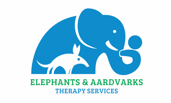 logo with elephant and aardvark