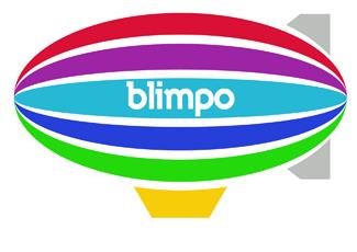 blimpo飛船logo標(biāo)志logo設(shè)計(jì)，品牌vi設(shè)計(jì)