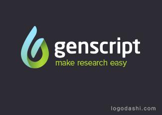 GenScript標志標志logo設(shè)計，品牌vi設(shè)計