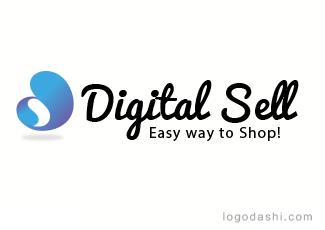 DigitalSell標志標志logo設計，品牌vi設計