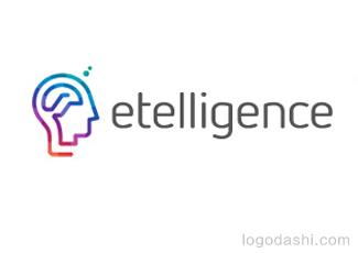 etelligence標(biāo)志標(biāo)志logo設(shè)計，品牌vi設(shè)計