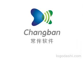 常伴軟件標志logo設(shè)計，品牌vi設(shè)計