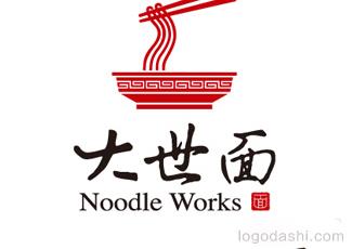 大世面餐飲連鎖logo標志logo設計，品牌vi設計