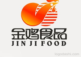 金雞食品商標(biāo)標(biāo)志logo設(shè)計，品牌vi設(shè)計