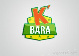 KBara便利店標(biāo)志標(biāo)志logo設(shè)計(jì)，品牌vi設(shè)計(jì)
