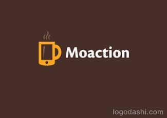 MoAction標(biāo)志logo設(shè)計(jì)，品牌vi設(shè)計(jì)
