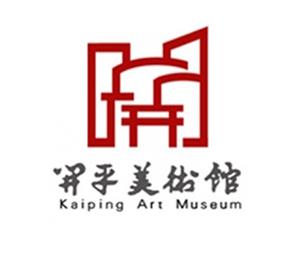 開平市美術館標志說明標志logo設計，品牌vi設計
