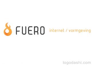 Fuero火焰標志logo設計，品牌vi設計
