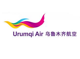 烏魯木齊航空標志logo設計，品牌vi設計