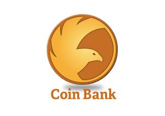 金幣銀行l(wèi)ogo欣賞標(biāo)志logo設(shè)計(jì)，品牌vi設(shè)計(jì)