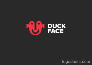 鴨蛋臉logo標(biāo)志logo設(shè)計(jì)，品牌vi設(shè)計(jì)