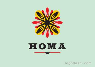 HOMA商標(biāo)標(biāo)志logo設(shè)計，品牌vi設(shè)計
