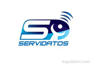 SERVIDATOS標(biāo)志logo設(shè)計(jì)，品牌vi設(shè)計(jì)