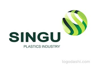 SINGU電子標志logo設計，品牌vi設計