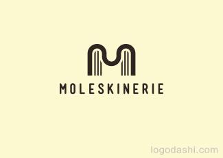 Moleskinerie標志logo設計，品牌vi設計