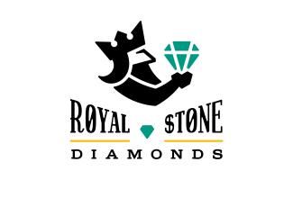 皇家鉆石標識標志logo設計，品牌vi設計
