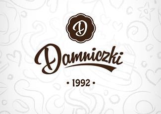 Damniczki糖果屋標(biāo)志logo設(shè)計(jì)，品牌vi設(shè)計(jì)
