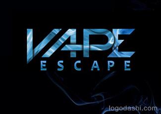 VAPE字體標(biāo)志logo設(shè)計(jì)，品牌vi設(shè)計(jì)