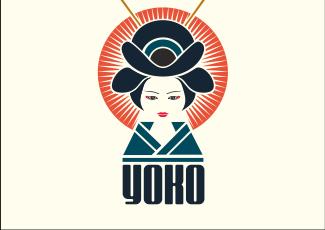 YOKO日本logo標(biāo)志logo設(shè)計(jì)，品牌vi設(shè)計(jì)