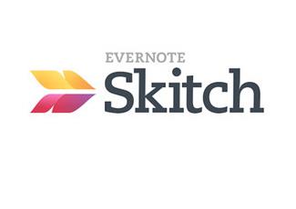 Skitch（圈點）標志logo設(shè)計，品牌vi設(shè)計