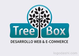 TreeBox標(biāo)識標(biāo)志logo設(shè)計(jì)，品牌vi設(shè)計(jì)