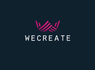 wecre??ate標(biāo)志logo設(shè)計(jì)，品牌vi設(shè)計(jì)