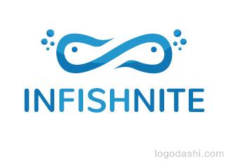 Infishnite標(biāo)志logo設(shè)計(jì)，品牌vi設(shè)計(jì)
