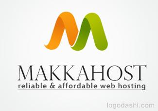 Makkahost商標(biāo)標(biāo)志logo設(shè)計(jì)，品牌vi設(shè)計(jì)