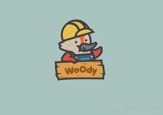 Woody標(biāo)志標(biāo)志logo設(shè)計(jì)，品牌vi設(shè)計(jì)