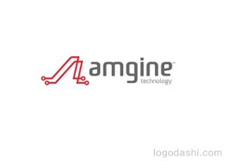 Amgine科技標(biāo)志logo設(shè)計(jì)，品牌vi設(shè)計(jì)