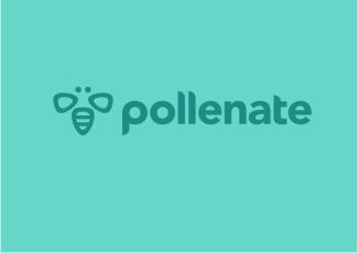 Pollenate標(biāo)志logo設(shè)計(jì)，品牌vi設(shè)計(jì)