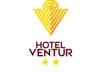 VENTUR酒店標(biāo)志logo設(shè)計，品牌vi設(shè)計
