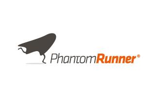 PhantomRunner標志logo設計，品牌vi設計