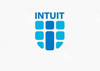 INTUIT標志logo設計，品牌vi設計