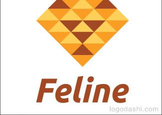 Feline標(biāo)志標(biāo)志logo設(shè)計(jì)，品牌vi設(shè)計(jì)
