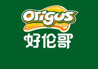 好倫哥餐飲字體標志logo設計，品牌vi設計