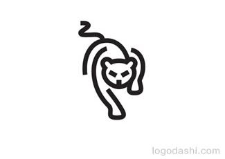 豹子標志標志logo設(shè)計，品牌vi設(shè)計