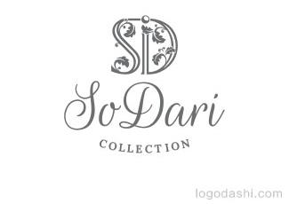 SoDari時尚女裝店標志logo設計，品牌vi設計