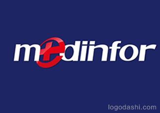 mediinfor標(biāo)志logo設(shè)計(jì)，品牌vi設(shè)計(jì)