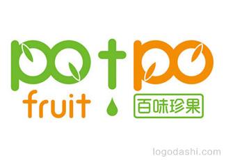 百味珍果標志欣賞標志logo設(shè)計，品牌vi設(shè)計