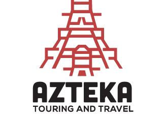 Azteka旅游標志logo設(shè)計，品牌vi設(shè)計