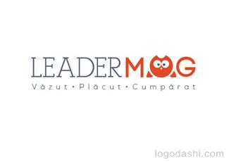LeaderMAG字體標(biāo)志logo設(shè)計(jì)，品牌vi設(shè)計(jì)