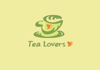 茶葉愛好者標志logo設計，品牌vi設計