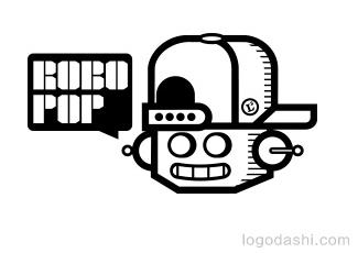 Robopop標志標志logo設計，品牌vi設計