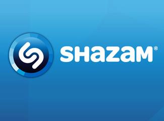 Shazam音樂識別軟件標志logo設計，品牌vi設計