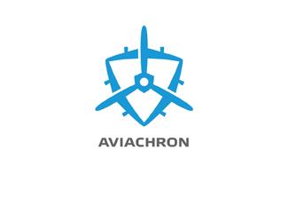 AviaChron標志logo設(shè)計，品牌vi設(shè)計