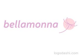 Bellamonna化妝品店標(biāo)志logo設(shè)計(jì)，品牌vi設(shè)計(jì)