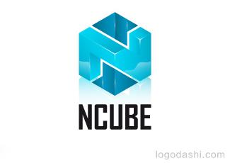 NCUBE圖標(biāo)標(biāo)志logo設(shè)計(jì)，品牌vi設(shè)計(jì)