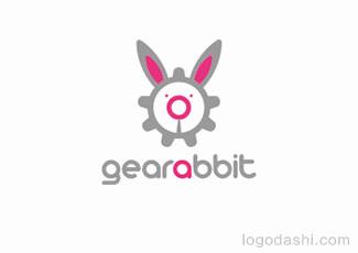 GeaRabbit標(biāo)志標(biāo)志logo設(shè)計(jì)，品牌vi設(shè)計(jì)