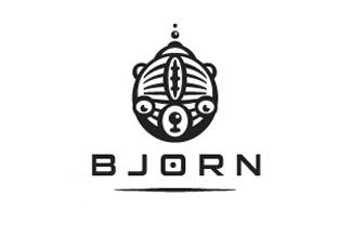 BJORN機器人標志logo設計，品牌vi設計